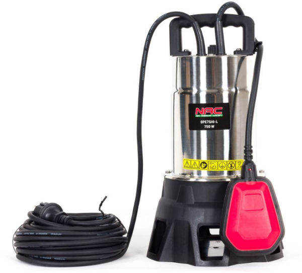 NAC POMPA DO WODY BRUDNEJ 750W 15000l/h  SPE75HI-L