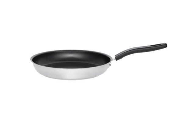 FISKARS PATELNIA 28cm FUNCTIONAL FORM STAL NIERDZEWNA DO KUCHENEK ELEKTRYCZNYCH