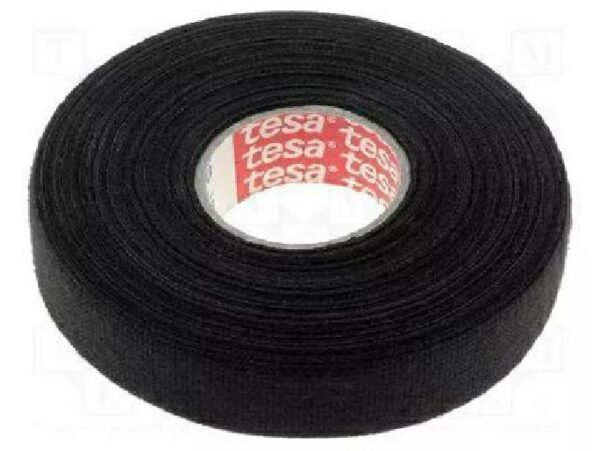 TESA TAŚMA IZOLACYJNA CZARNA PARCIANA 19mm x 25m