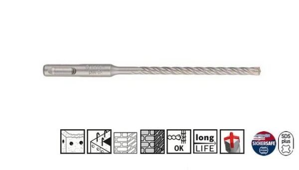 BOSCH WIERTŁO SDS PLUS  8 x  310mm  PLUS-5X 4-OSTRZOWE