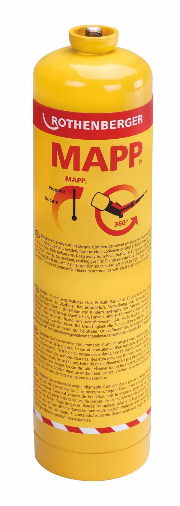 ROTHENBERGER NABÓJ GAZU MAPP GAS 750ml