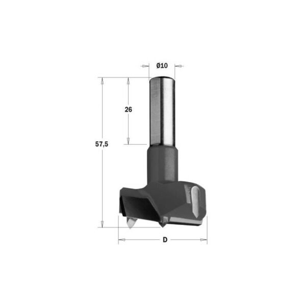 WIERTŁO PUSZKOWE HW D=20 L=57 S=10