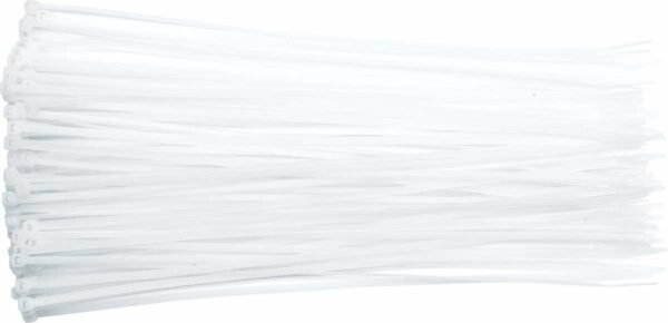 VOREL OPASKA PLASTIKOWA BIAŁA 200 * 4,8 /100szt   73906
