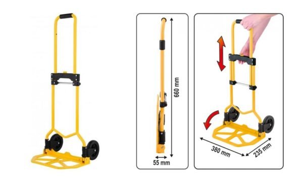 VOREL WÓZEK MAGAZYNOWY SKŁADANY  60kg   78660
