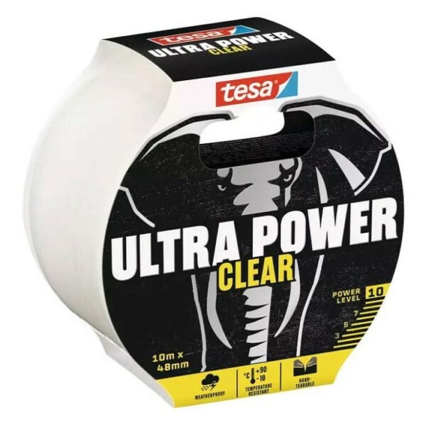 TESA TAŚMA NAPRAWCZA PRZEZROCZYSTA 10m x 48mm ULTRA POWER