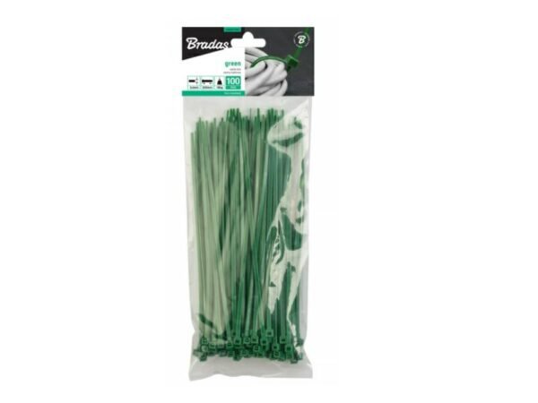 OPASKA PLASTIK ZIELONA 4,8x200/100szt...