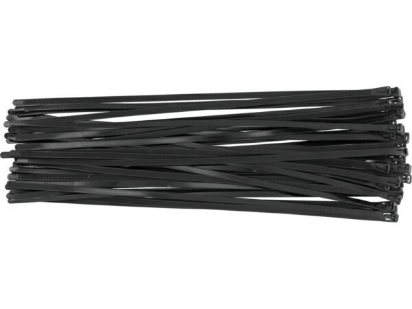 YATO OPASKA PLASTIKOWA SAMOZACISKOWA CZARNA  7,6*450 /50szt