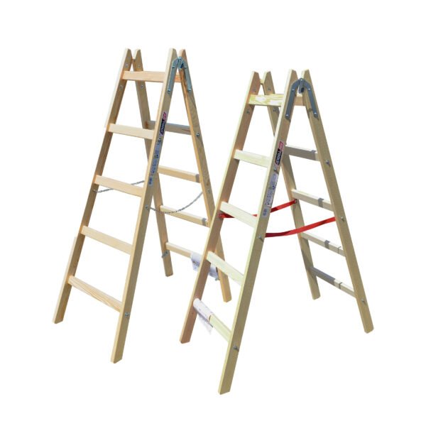 AWTOOLS DRABINA DREWNIANA  2x 8 STOPNI 150KG