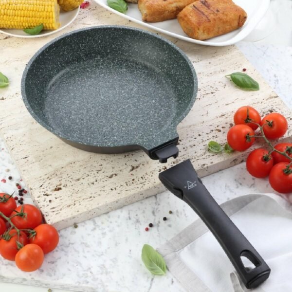 TIROSS PATELNIA GRANITOWA 28cm TS-1445 ODŁĄCZANA UCHWYT