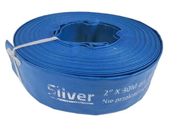 WĄŻ DO WODY 2"x 100m PCV /SILVER